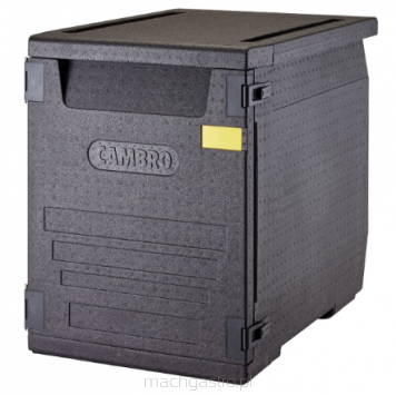 Pojemnik termoizolacyjny Cam GoBox® ładowany od przodu, na pojemniki 600x400 mm, bez prowadnic, 155 L, 770x540x687 mm