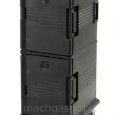 Pojemnik termoizolacyjny ładowany od przodu Camcarriers® GN 1/1, czarny, 520x689x1370 mm