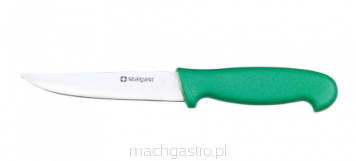 Nóż do obierania, uniwersalny, HACCP, zielony, 100 mm