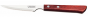 Zestaw noży Churrasco Spanish Style do steków – 6 szt., Tramontina, czerwony, 220 mm