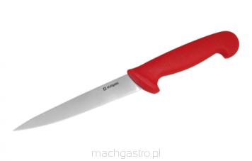 Nóż uniwersalny, HACCP, czerwony, 150 mm