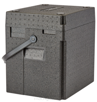 Pojemnik termoizolacyjny Cam GoBox® na napoje, ładowany od góry, z paskiem na ramię, 35.0 L, czarny, 420x335x420 mm