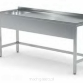 Stół ze zlewem wzmocniony bez półki POL-210-L