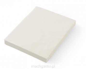 Papier pergaminowy do frytek i przekąsek, biały, 500 szt., 250x200 mm