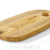 Deska do serwowania z drewna oliwnego z otworem, 250x165x18 mm