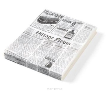 Papier pergaminowy, wydruk gazety, 500 szt., 250x350 mm