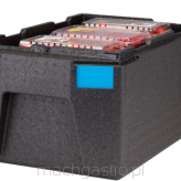 Pojemnik termoizolacyjny Cam GoBox® ładowany od góry, GN 1/1, 46.0 L, czarny, 680x400x321 mm