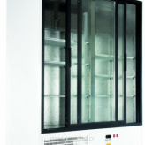 Szafa chłodnicza przeszklona, drzwi suwane 1600 x 650 x 1990 mm