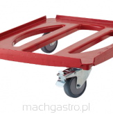 Wózek Camdolly® do pojemników termoizolacyjnych Cam GoBox® 4060, czerwony, 710x510x167 mm