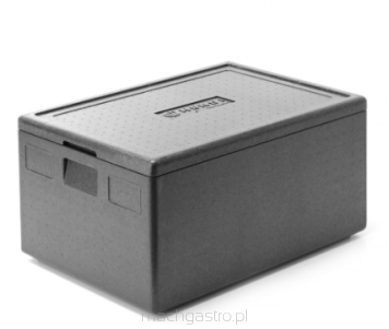 Pojemnik termoizolacyjny z piocelanu, Kitchen Line, GN 1/1, 80.0 L, czarny, 685x485x360 mm