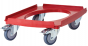Wózek Camdolly® do pojemników termoizolacyjnych Cam GoBox®, GN 1/1, czerwony, 692x426x167 mm