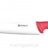 Nóż kuchenny, HACCP, czerwony, 220 mm