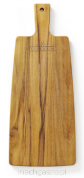 Deska do krojenia Landhaus z drewna tekowego, Tramontina, jasne drewno, 480x190x15 mm