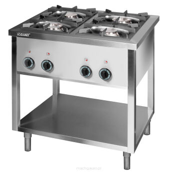 Kuchnia gazowa | 4- palnikowa | 2x4.5 + 2x7.5 kW | 800x700x850 mm