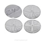 Pakiet 4 szt. tarcz tnących: wiórki 2 i 3 mm, miazga, plaster 2,5mm