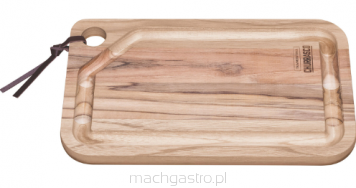 Prostokątna deska Churrasco do steków, Tramontina, brązowy, 330x200x18 mm