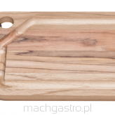 Prostokątna deska Churrasco do steków, Tramontina, brązowy, 330x200x18 mm