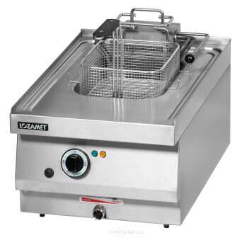 Frytkownica elektryczna | pojedyncza | 6.0 kW | 10.25 L | 400x650x300 mm
