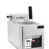 Frytownica elektryczna RQEF18L | frytownica automatyczna | automatyczne podnoszenie kosza | 12 l | 6 kW | 400V