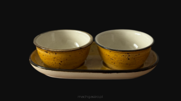 Zestaw na sosy 2 x dip | seria Still | Rustic Yellow | 0.08 L | 12 szt.