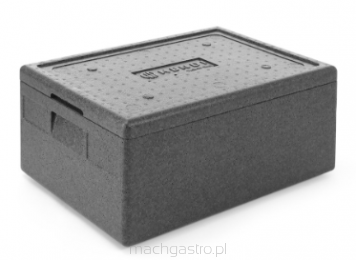 Pojemnik termoizolacyjny z piocelanu, Kitchen Line, GN 1/1, 40.0 L, czarny, 600x400x283 mm