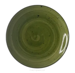Talerz deserowy | seria Still | Rustic Green | ø190 mm | 12 szt.