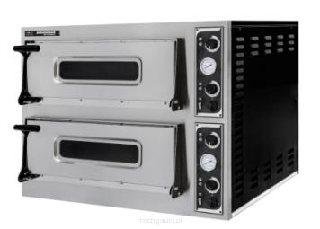 Piec do pizzy Basic 44, Prismafood, 2 komory, 975x814x745 mm