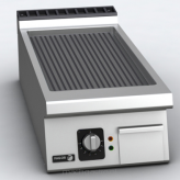 Płyta grillowa gazowa | ryflowana | 9.25 kW | 400x930x290 mm