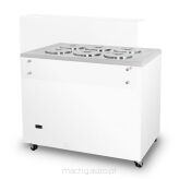 DYSTRYBUTOR DO LODÓW | WITRYNA DO LODÓW | KONSERWATOR | RETRO | 6 TUB | OKRĄGŁE KUWETY | 1063X670X895 MM | GELATO POZETTI 6