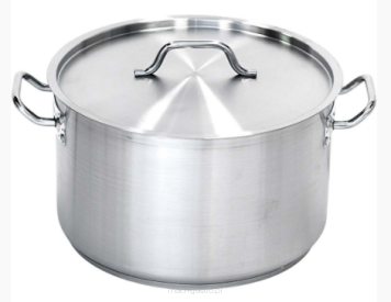 Garnek średni z pokrywką, stalowy, Ø 320 mm, 16.1 L