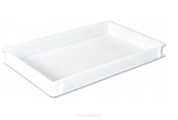 Pojemnik na ciasto do pizzy, polietylen, 600x400x70 mm - kod 563407
