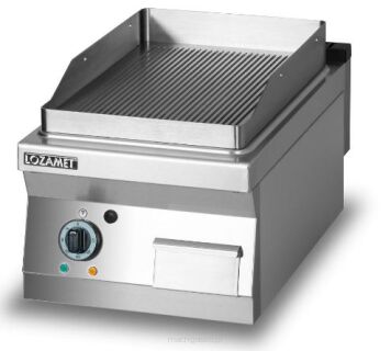 GRILL PŁYTOWY ELEKTRYCZNY - PŁYTA RYFLOWANA  L700.GPE400R