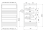Witryna neutralna | 1404x750x1290 mm - 2