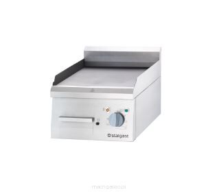 Płyta grillowa elektryczna, ryflowana, 4 kW