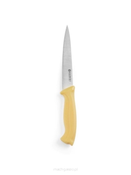 Nóż do filetowania HACCP - 150 mm, żółty