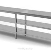 Stół centralny z dwiema półkami POL-112/2-6