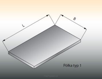 Półki do stołów rolkowych Typ,1 Typ 2 .  Do stołów LO 370
