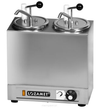 Dozownik do sosów z podgrzewaczem | 1.2 kW | 365x200x395 mm