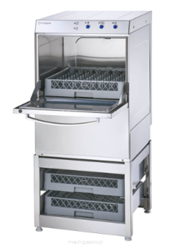Zmywarko wyparzarka z podstawą, uniwersalna, 4.9/3.4 kW, 400/230 V