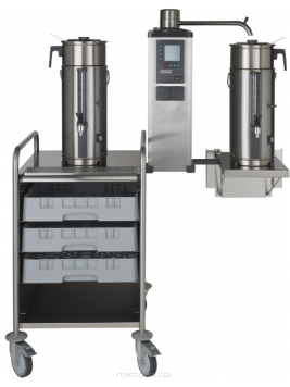 Urządzenie do parzenia kawy przelewowej do montowania na ścianie | B5 W 400V ze stożkami do filtrów