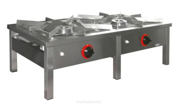 Taboret gazowy 2 palnikowy, 6.5 / 6.5 kW