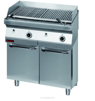 Lawa grill na podstawie zamkniętej 700.OGL-800.S.D