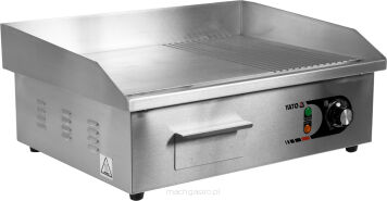 Płyta grillowa 2/3 gładka 1/3 ryflowana 550mm