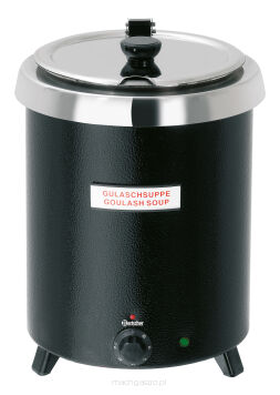 Kociołek  do zupy Club, 8,5L, czarny