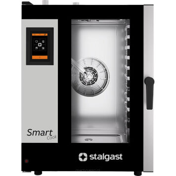 Piec konwekcyjno-parowy, STALGAST SmartCook, dotykowy, gazowy, 11xGN2/1, 28.0 kW