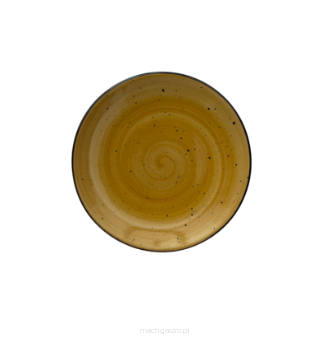 Talerz deserowy | seria Still | Rustic Yellow | ø170 mm | 12 szt.