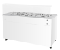 DYSTRYBUTOR DO LODÓW | WITRYNA DO LODÓW | KONSERWATOR | RETRO | 10 TUB | OKRĄGŁE KUWETY | 1503X670X895 MM | GELATO POZETTI 10