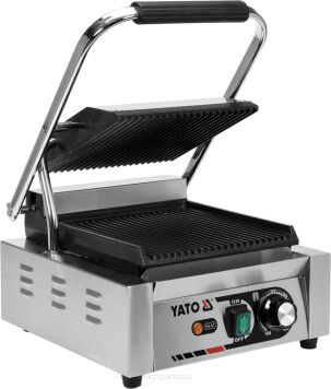 Elektryczny grill kontaktowy ryflowany 32 cm 1,8kW