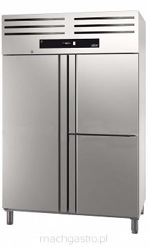 Szafa chłodnicza 1400L GN-2/1 1 drzwi + 2x1/2 drzwi