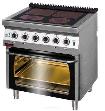 Kuchnia ceramiczna z piekarnikiem elektrycznym 700.KE-4C/PE-2